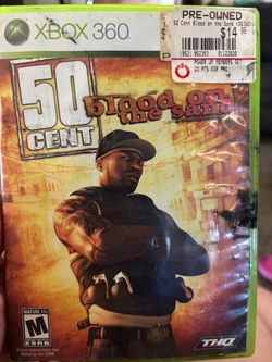 50 CENT BLOOD ON THE SAND Xbox 360 game