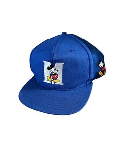 Vintage Mickey Mouse Embroidered Snapback Hat