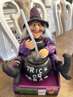 New 1980 Halloween Fiber optics Witch