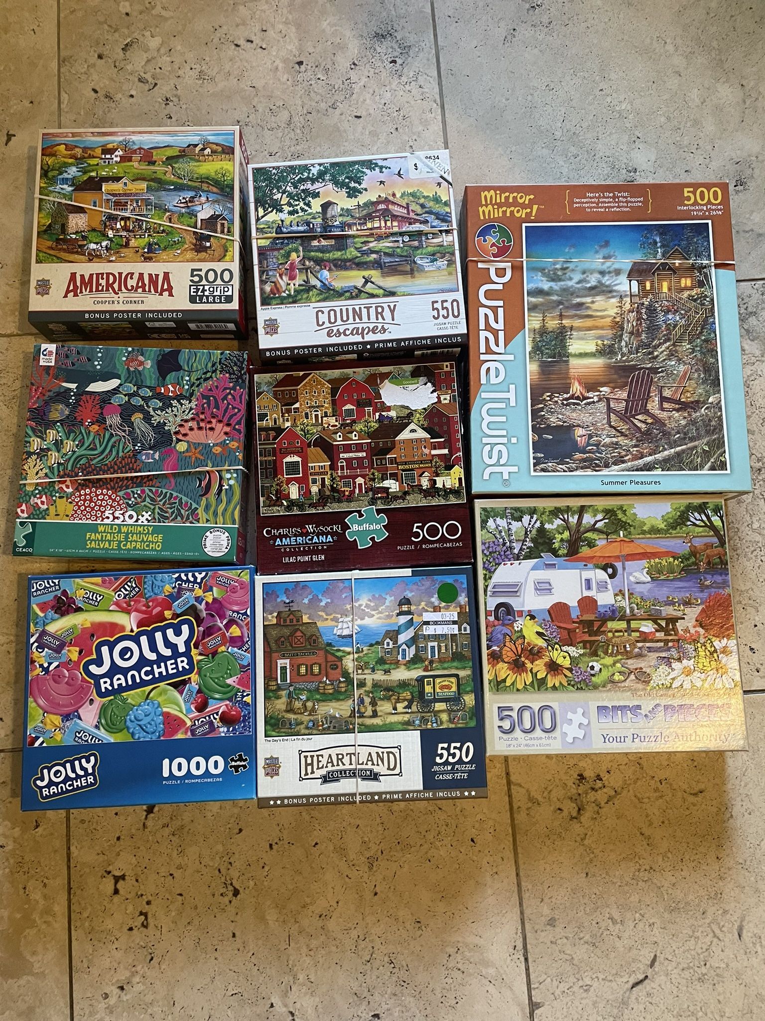 8 Puzzles- $20
