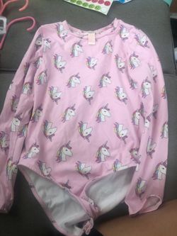 Girls unicorn onesie