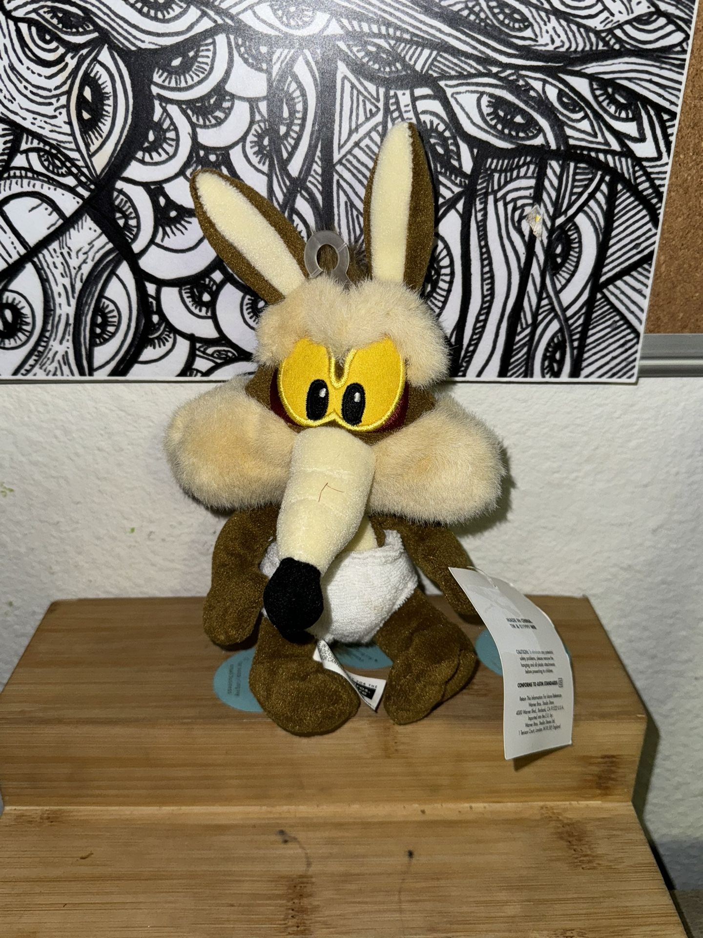 LOONEY TUNES WILE E COYOTE BABY Diaper WARNER Studio Store plush