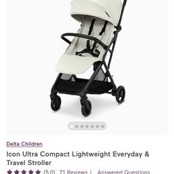 Compact Lightweight Everyday & Travel Stroller 