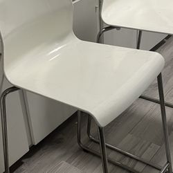 White IKEA Chairs 