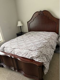 Queen sized bed
