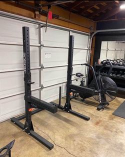 Rogue sml-1 squat stand and spotter arms