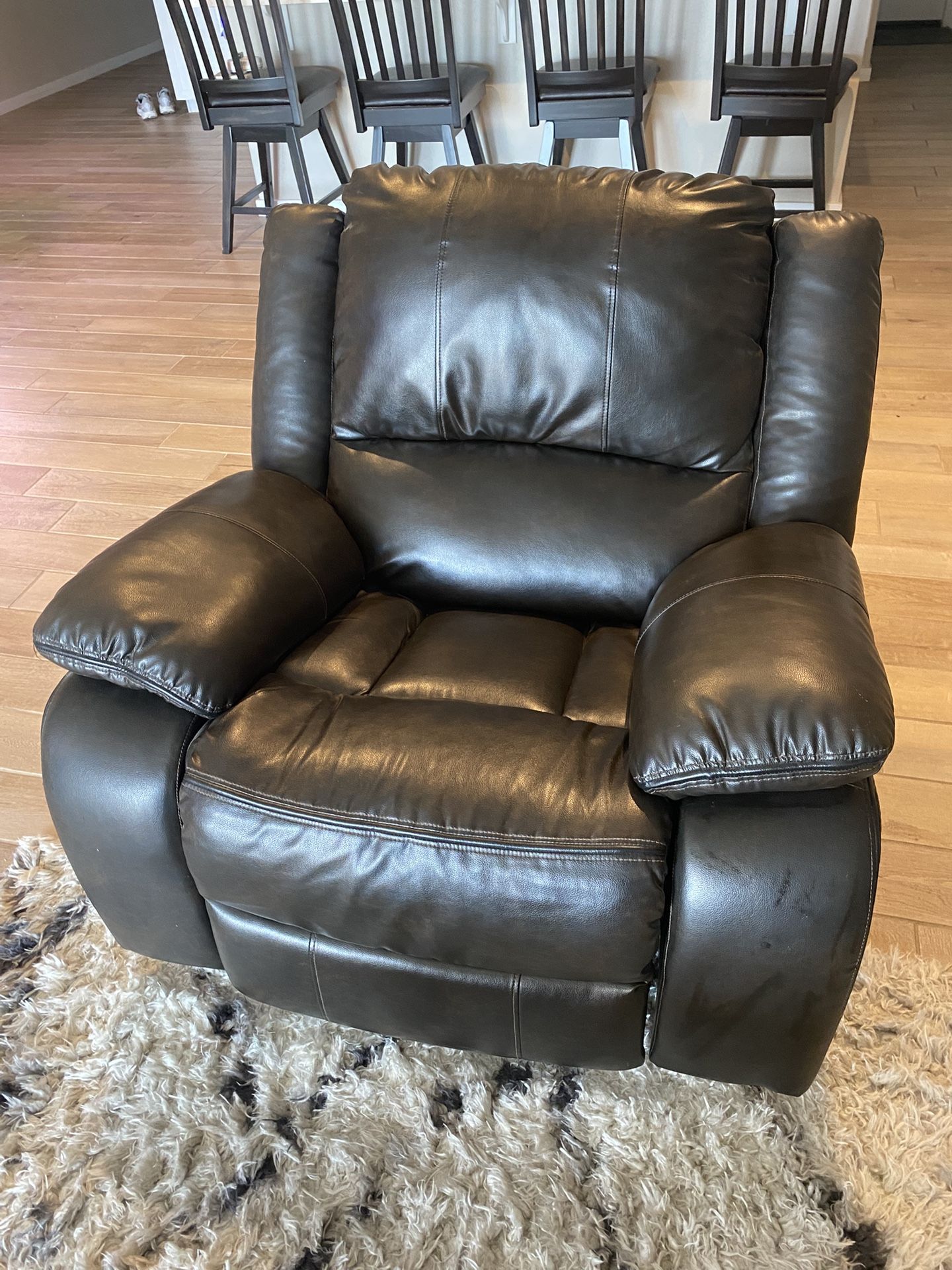 Large Leather Recliner