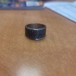 Black Diamond Ring Size 8