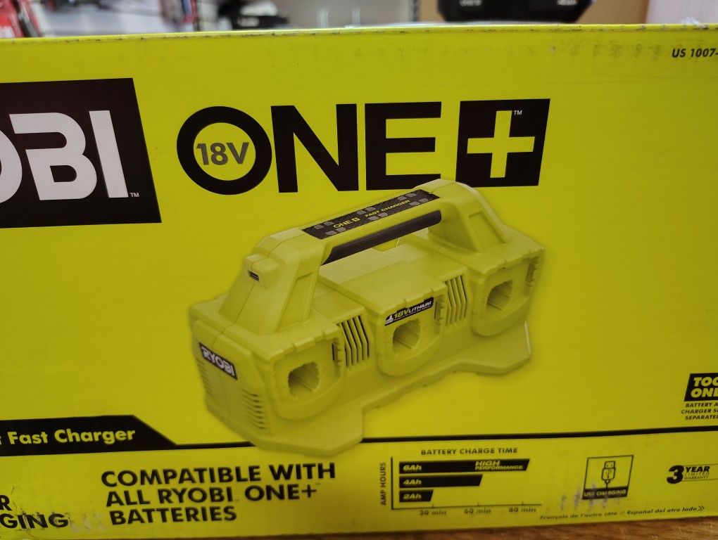 Ryobi 6 Way Fast Charger