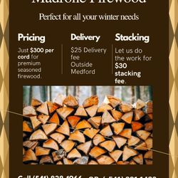 🔥🔥Seasoned Madrone FIREWOOD 🔥🔥