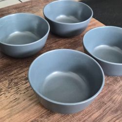 Free delivery! Ikea Timberwood wolf grey color bowls (4)