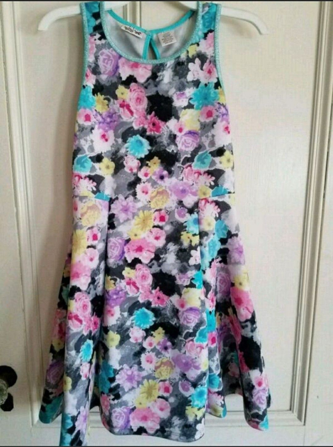 Scooter Brown Girls size 14 floral dress