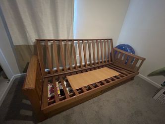 Wooden futon