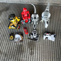 Old School Robot Dinasuaros With remote And User Guide