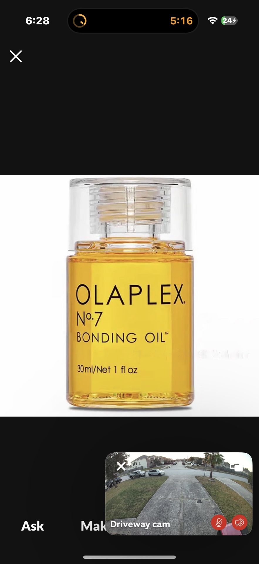 OLAPLEX No. 7 Hair Care Essential Oil Dye Damaged Soft Anti-high Temperature Repair Hair Oil Hair Care Nursing Bonding Oil