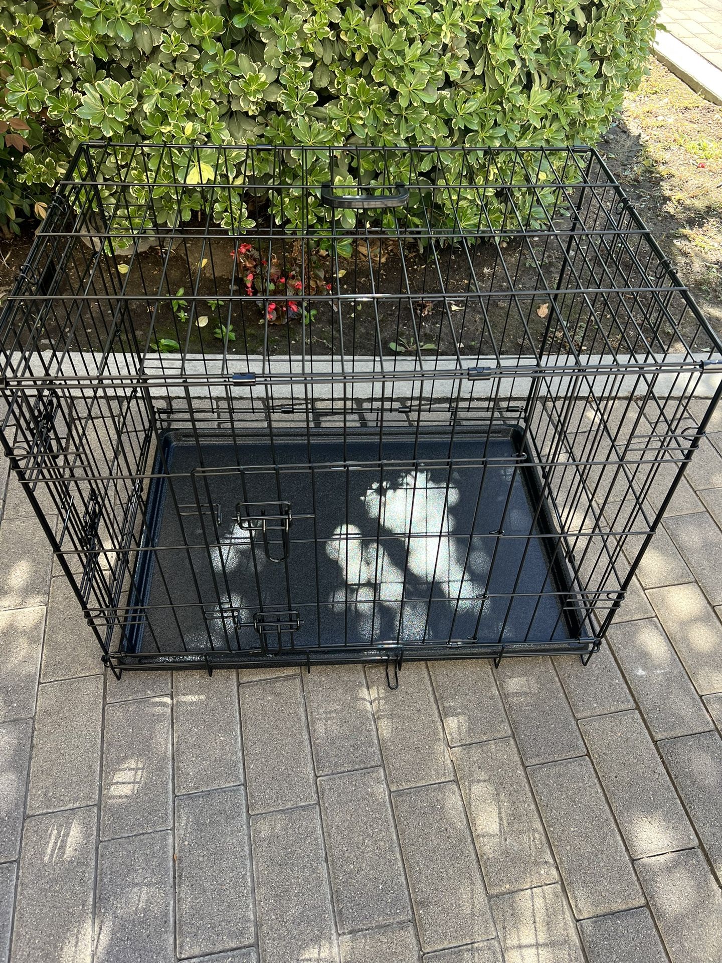 Dog Crate 30x21x24 Inch H, Black