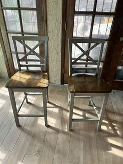 Farmhouse Barstools (2)