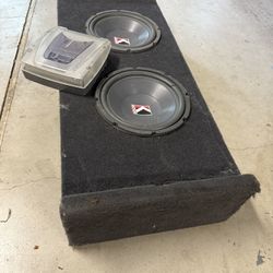 Subwoofers And Amp 