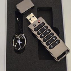 INNÔPLUS Military Grade Flash Drive 256-bit, 64GB Military Grade Encrypted USB Drive, USB 3.0 Hardware Encryption  