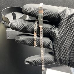 925 Silver Mariner ID bracelet 8”