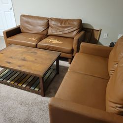 Couch, Loveseat and Center Table