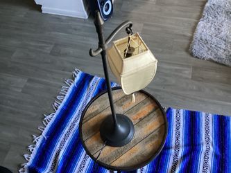 Table and lamp