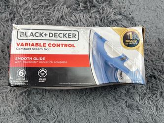 Black+Decker Variable Control Compact Steam Iron