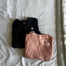 Wmns North face & Adidas Sweater 