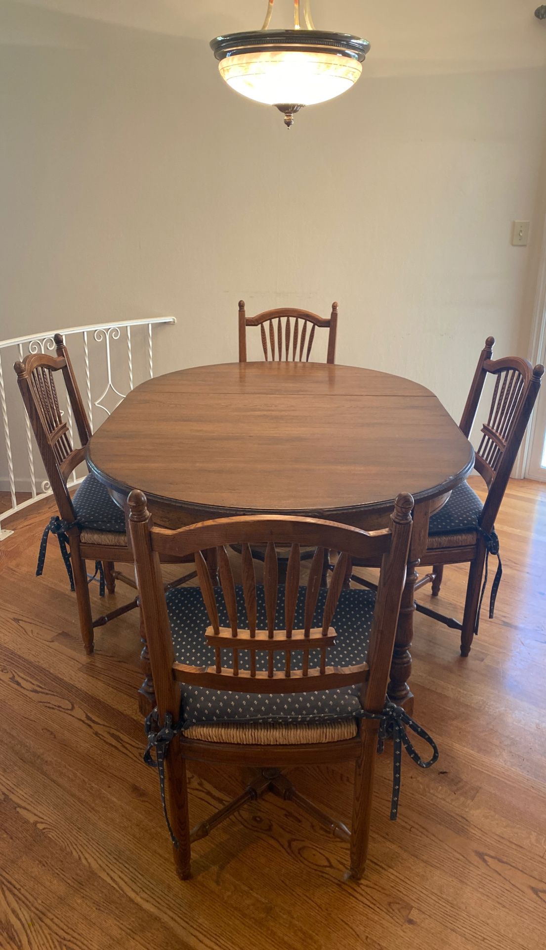 French antique kitchen table for sale with 4 chairs