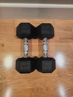 Dumbbell Set - Hand Weights (Pair of 20 lb)