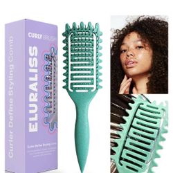 Brand new curly hair brush. 