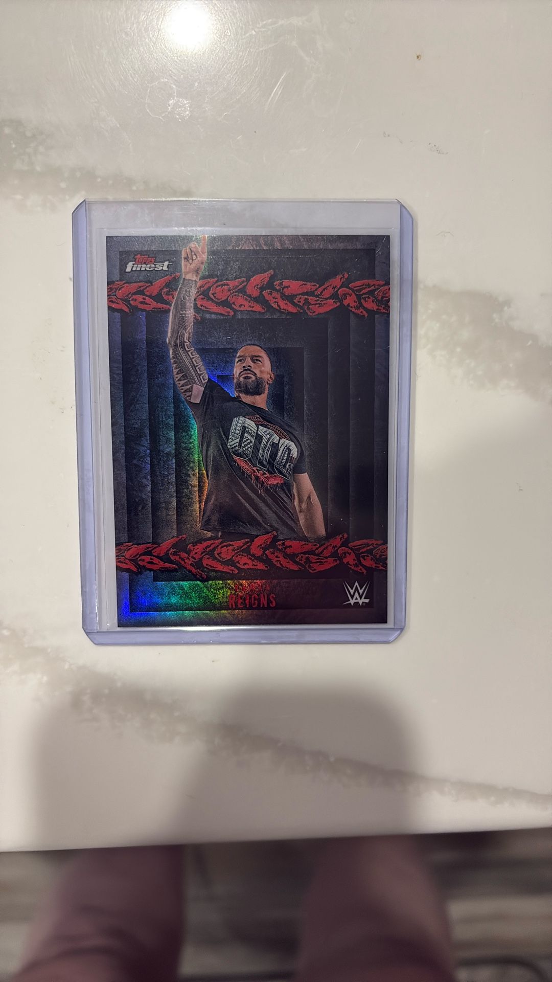 2025 topps finest Roman Reigns Ula Fala Insert SSP