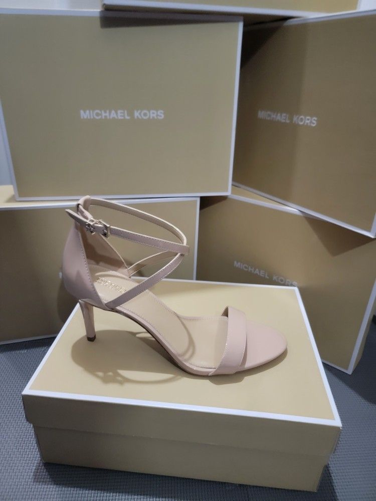 Michael Kors Ava Mid Sandal Light Blush