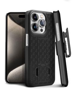iPhone 15 Pro Max Case with Belt Clip