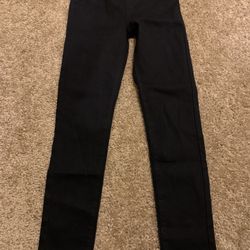 Girls Black Levi’s Legging Jeans Size 12 Slim Fit 