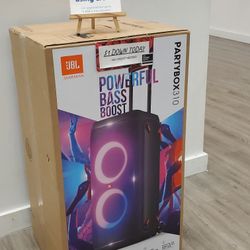 Jbl Partybox 310 Speaker Brand New - $1 DOWN PAYMENT - NO CREDIT NEEDED
