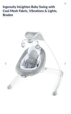Ingenuity InLighten Baby Swing
