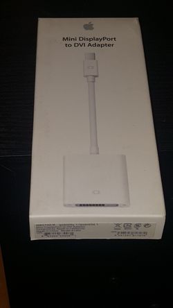 Apple Mini DisplayPort to DVI Adapter