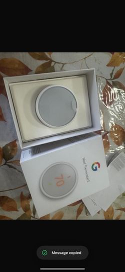 Nest Thermostat E Programmable Smart Thermostat for Home, App Controlled via Wifi, Programmable, Compatible with Alexa and Google Assistant, Frosted W