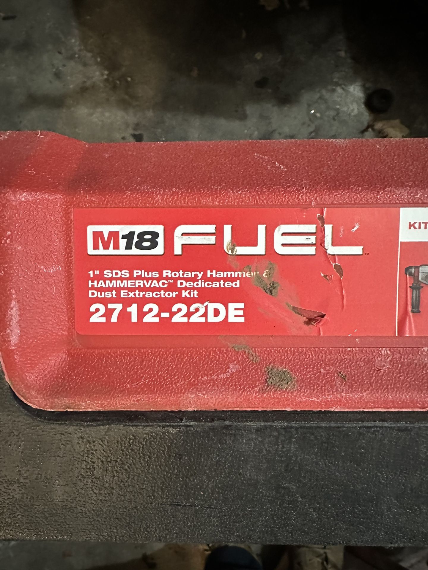 Milwaukee M18 1” Rotary Hammer Drill With Heaps Filter