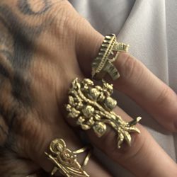 Money Tree Ring 10i Gold 3.4 Grams 