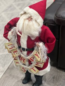 Standing Santa Claus Christmas Figurine Decoration