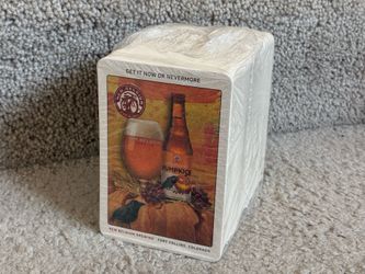 100 beer coasters New Belgium GET IT NOW OR NEVER MORE Sealed
