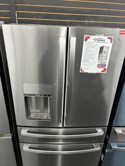 🔥 GE Profile PVD28BYNFS 27.9 Cu. Ft. Smart 4-Door French Door Refrigerator – Premium Kitchen Upgrade 🔥