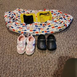 Shopping Cart Cover And Shoes 