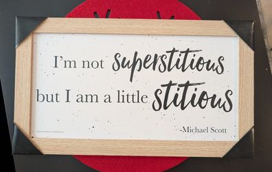 The Office Michael Scott Wall Sign