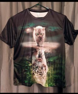 Tiger/ Kitty Reflection T-Shirt