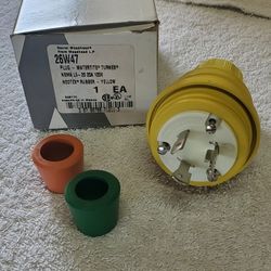 Woodhead 26W47 1(contact info removed)18 Watertight Locking Plug-Nema L5-20P