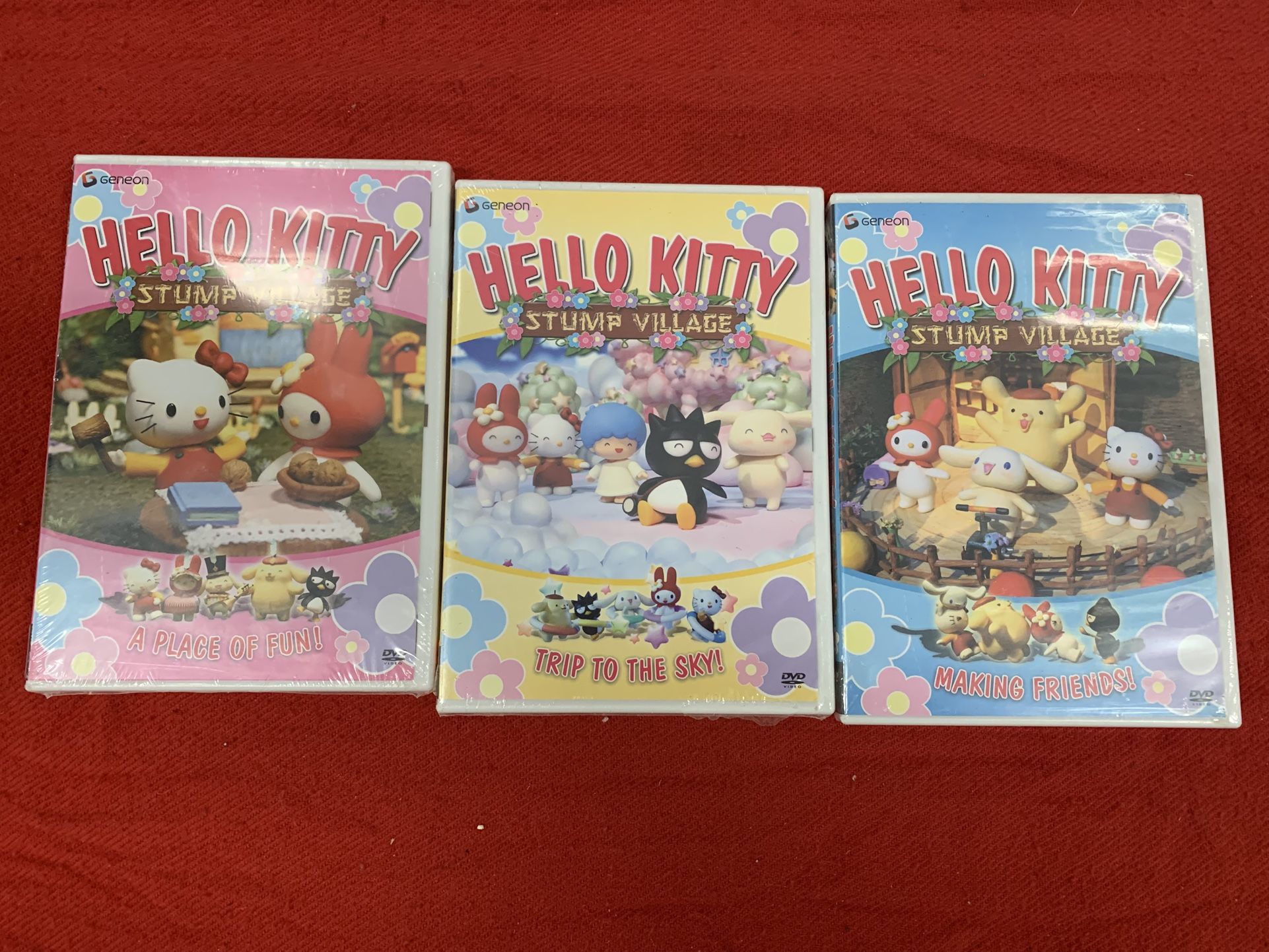 Hello Kitty DVD’s Stump Village Vol. 1-3