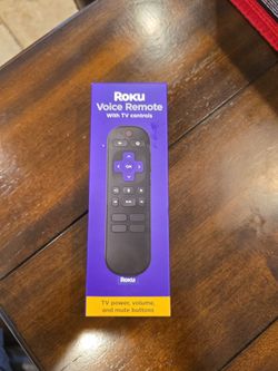 Roku voice remote with tv control
